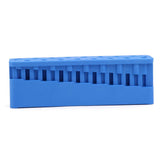 Maxbell Professional Dental Measuring Block K-File H-File Holder Ruler Blue