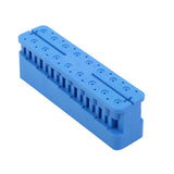 Maxbell Professional Dental Measuring Block K-File H-File Holder Ruler Blue