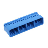 Maxbell Professional Dental Measuring Block K-File H-File Holder Ruler Blue