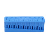 Maxbell Professional Dental Measuring Block K-File H-File Holder Ruler Blue
