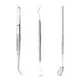 Maxbell Dental Mouth Mirror Probe Tweezers Hygiene Examination Cleaning Tool Kit