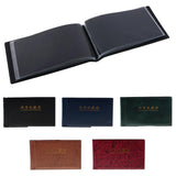 Maxbell Banknote Currency Collection Album Paper Money Pocket 30 Pages Wine Red&Blue