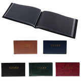 Maxbell Banknote Currency Collection Album Paper Money Pocket 30 Pages Wine Red&Blue