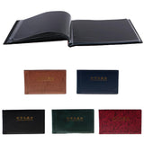 Maxbell Banknote Currency Collection Album Paper Money Pocket 30 Pages Wine Red&Blue