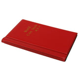 Maxbell Mini Penny Money Pocket Storage Coin Album Book 120 Holders Collection Red