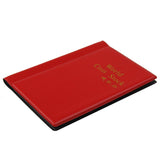 Maxbell Mini Penny Money Pocket Storage Coin Album Book 120 Holders Collection Red