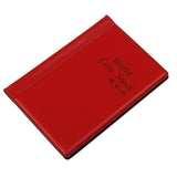 Maxbell Mini Penny Money Pocket Storage Coin Album Book 120 Holders Collection Red