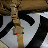 Maxbell 10 Military Backpack Molle Webbing Connecting Clips & 5 Elastic Cord Buckles