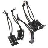 Maxbell 10 Military Backpack Molle Webbing Connecting Clips & 5 Elastic Cord Buckles