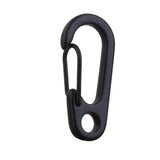 Maxbell 10Pcs Black Alloy Keychain Snap Buckle Carabiner Camping Hiking Spring Hooks - Aladdin Shoppers