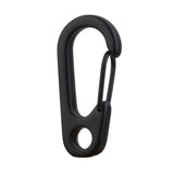 Maxbell 10Pcs Black Alloy Keychain Snap Buckle Carabiner Camping Hiking Spring Hooks - Aladdin Shoppers