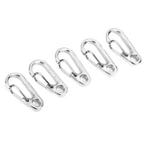 Maxbell 20x Outdoor Camping Carabiner Keychain Clip Snap Split Spring Lock Buckles