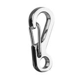 Maxbell 20x Outdoor Camping Carabiner Keychain Clip Snap Split Spring Lock Buckles