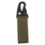 Maxbell 2pcs Tactical Molle Hanging Belt Carabiner Clip Hook Webbing Buckle Strap
