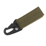 Maxbell 2pcs Tactical Molle Hanging Belt Carabiner Clip Hook Webbing Buckle Strap