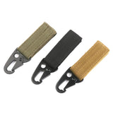 Maxbell 2pcs Tactical Molle Hanging Belt Carabiner Clip Hook Webbing Buckle Strap