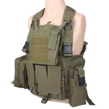 Maxbell Tactical Combat Molle Assault Military Army Airsoft SWAT Vest - Army Green