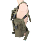 Maxbell Tactical Combat Molle Assault Military Army Airsoft SWAT Vest - Army Green