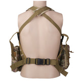 Maxbell Tactical Combat Molle Assault Military Army Airsoft SWAT Vest - CP Camo