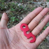 Maxbell 20Pcs Camping Tent Awning Lock Guyline Runner Rope Tightener Cord Tensioner