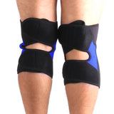 Maxbell 1 Pair Basketball Gym Sports Knee Support Brace Protector - Black Blue