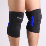 Maxbell 1 Pair Basketball Gym Sports Knee Support Brace Protector - Black Blue