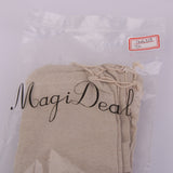 Maxbell 10x Small Linen Jute Sack Jewelry Pouch Drawstring Gift Bags Wedding Favour