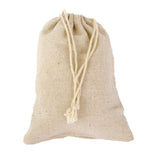 Maxbell 10x Small Linen Jute Sack Jewelry Pouch Drawstring Gift Bags Wedding Favour
