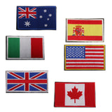 Maxbell Maxbell Spain Spanish Flag Tactical Embroidery Hook Loop Fastener Badge
