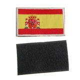 Maxbell Maxbell Spain Spanish Flag Tactical Embroidery Hook Loop Fastener Badge