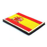 Maxbell Maxbell Spain Spanish Flag Tactical Embroidery Hook Loop Fastener Badge