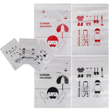 Maxbell 8pcs Multi-size  Zipper Seal Bags Toiletry Organizer Travel Pouch