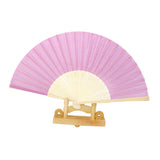 Maxbell Chinese Folding Bamboo Fan Retro Hand Fan for Women Wedding Favors