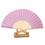 Maxbell Chinese Folding Bamboo Fan Retro Hand Fan for Women Wedding Favors