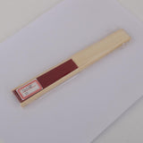Maxbell Chinese Folding Bamboo Fan Retro Hand Fan Wedding Favors - Wine Red - Aladdin Shoppers