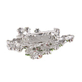 Maxbell Green Enamel Crystal Rhinestone  Christmas Tree Brooch Pin Xmas Gift