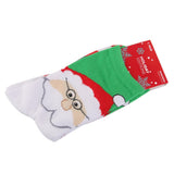 Maxbell Maxbell 1 Pair 80% Cotton Unisex Soft Winter Warm Christmas Style Santa Claus Pattern Crew Socks