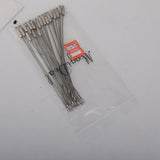 Maxbell 20pcs Wire Rope Key Ring Stainless Steel Pendant Circle Tool 1.5mm