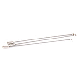Maxbell 20pcs Wire Rope Key Ring Stainless Steel Pendant Circle Tool 1.5mm