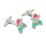 Maxbell Men Cufflink Party Xmas Gift Multiple Style Bear
