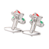 Maxbell Men Cufflink Party Xmas Gift Multiple Style Bear