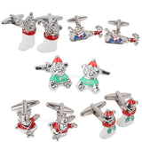 Maxbell Men Cufflink Party Xmas Gift Multiple Style Bear