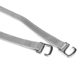 Maxbell 2xDetachable Shoe Strap Crystal Chain for Holding Loose Shoe High Heels Silver