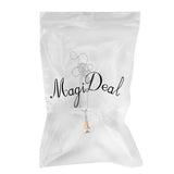 Maxbell 2xStainless Steel Bottle Cremation Ashes Urn Memorial Pendant Necklace Gold