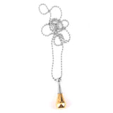 Maxbell 6xStainless Steel Bottle Cremation Ashes Urn Memorial Pendant Necklace Gold