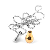 Maxbell 10xStainless Steel Bottle Cremation Ashes Urn Memorial Pendant Necklace Gold