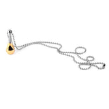 Maxbell 10xStainless Steel Bottle Cremation Ashes Urn Memorial Pendant Necklace Gold