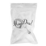 Maxbell 5xStainless Steel Bottle Cremation Ash Urn Memorial Pendant Necklace Silver