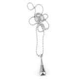 Maxbell 10xStainless Steel Bottle Cremation Ash Urn Memorial Pendant Necklace Silver