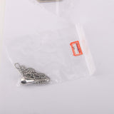 Maxbell 5xStainless Steel Bottle Cremation Ash Urn Memorial Pendant Necklace Silver